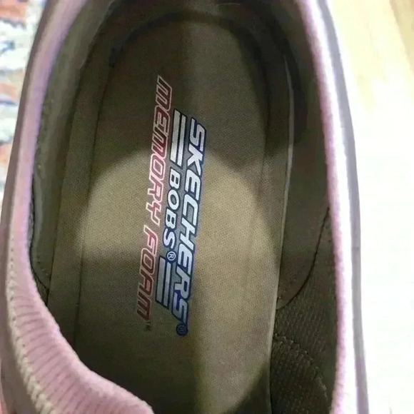 Skechers Bobs Memory Foam Slip On Tennis Shoes in Nude/Mauve Size 9 - Picture 9 of 10